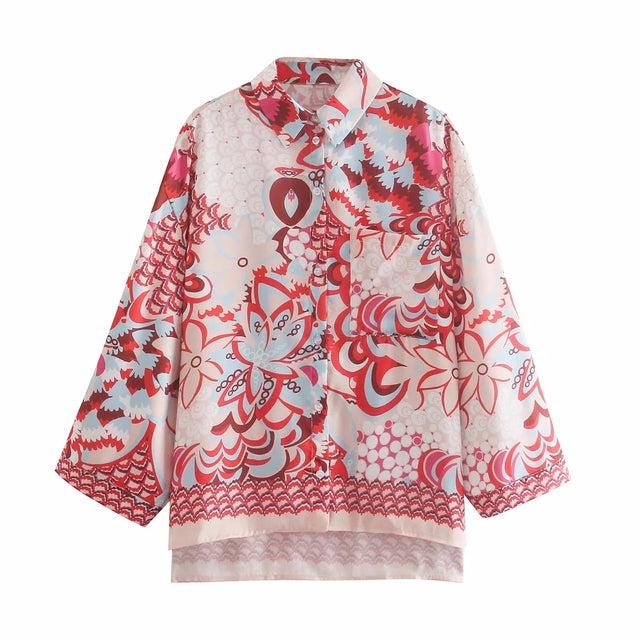 totem floral blouse
