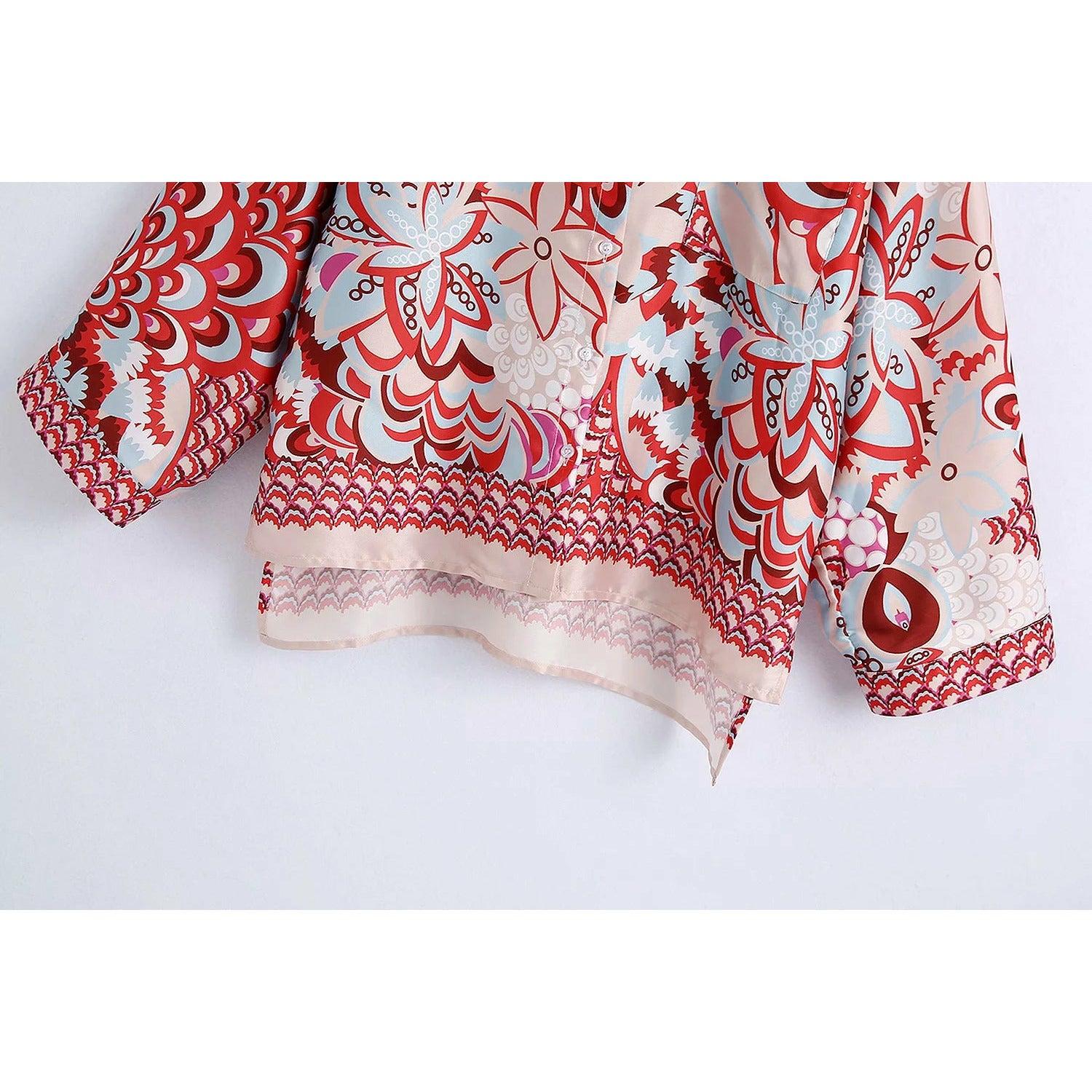 totem floral blouse