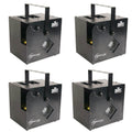 Chauvet Hurricane Haze 2D Water Based DJ Smoke Fog Machine w/ Remote (4 Pack)