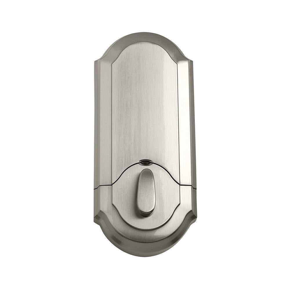 SmartCode 909 Satin Nickel Single Cylinder Electronic Deadbolt Featuring SmartKey Security
