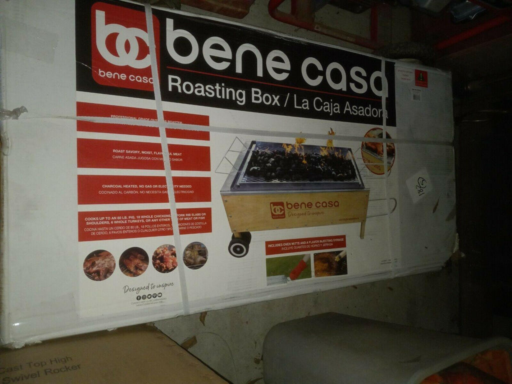 Bene Casa Caja Asadora LarPit Barbecue Portable Pig Roaster - NEW