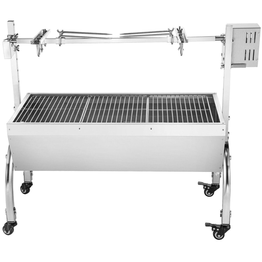 88LB BBQ Roaster 45W Hog Roasting Rotisserie for Pork Lamp Goat Grill