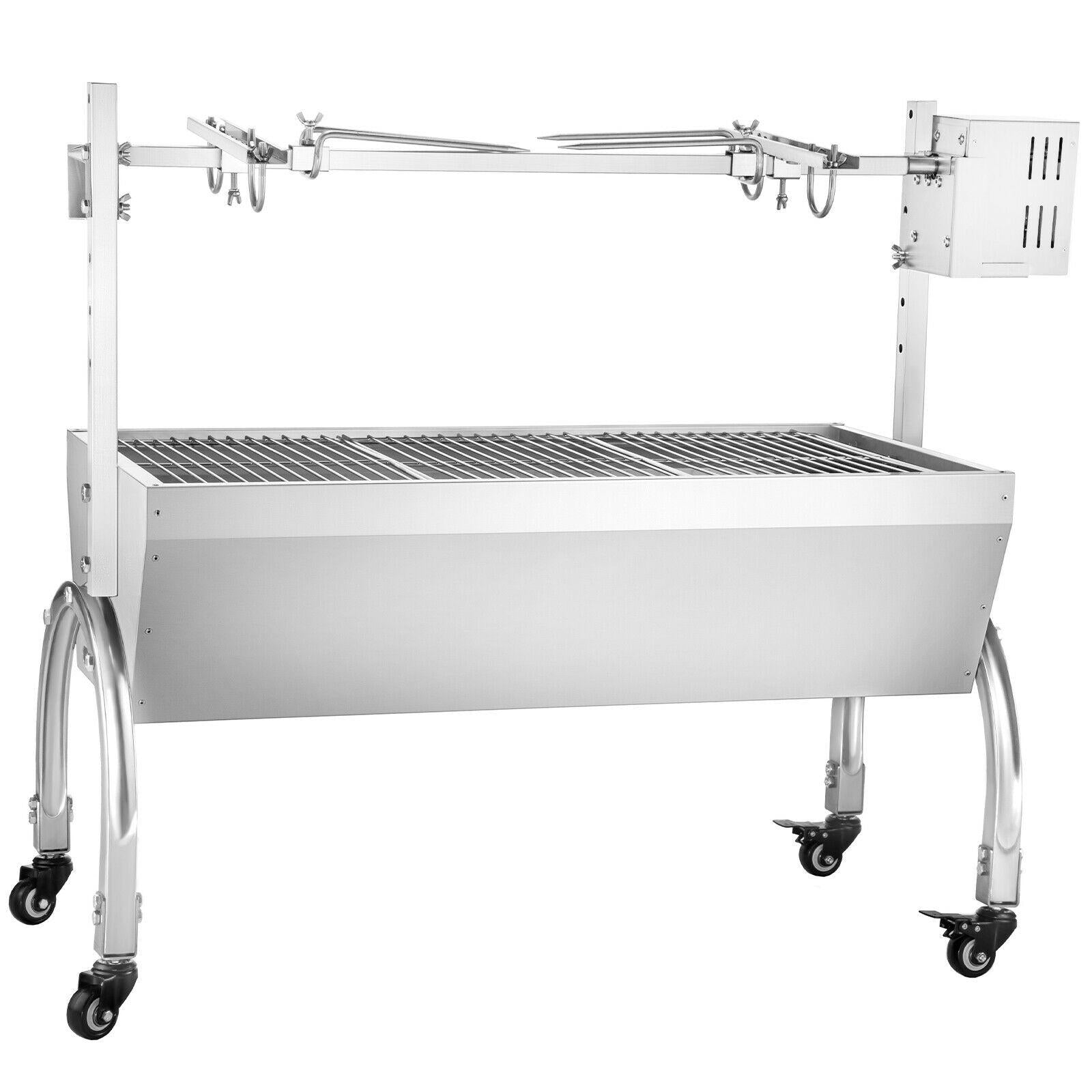 88LB BBQ Roaster 45W Hog Roasting Rotisserie for Pork Lamp Goat Grill
