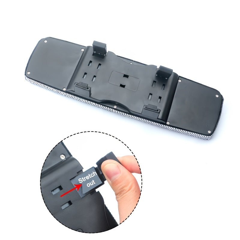 Car Rearview Mirror Cover, Interior Universal Auto Rear View Mirror Bling Rhinestone Luxury Surface Mirror Cover Auto Accessories