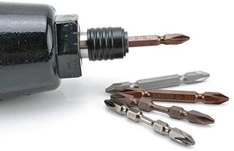 YEZIL Portable Pneumatic Product Industrial-Grade Powerful Wind Batch, Double Hammer Pneumatic Screwdriver, LarTorque Pneumatic Screwdriver Hand Tools Industrial
