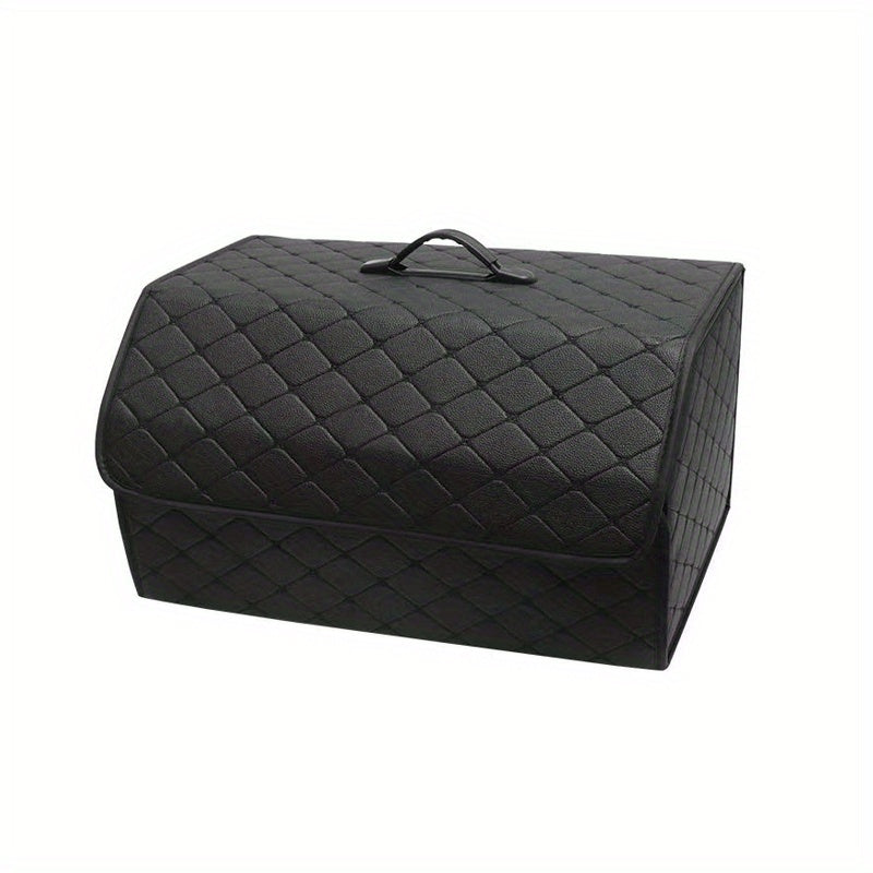 1pc Car Trunk Organizer StoraBox Collapsible Auto Cargo StoraContainer Toys Food StoraBag Car Stowing Automotive Accessories