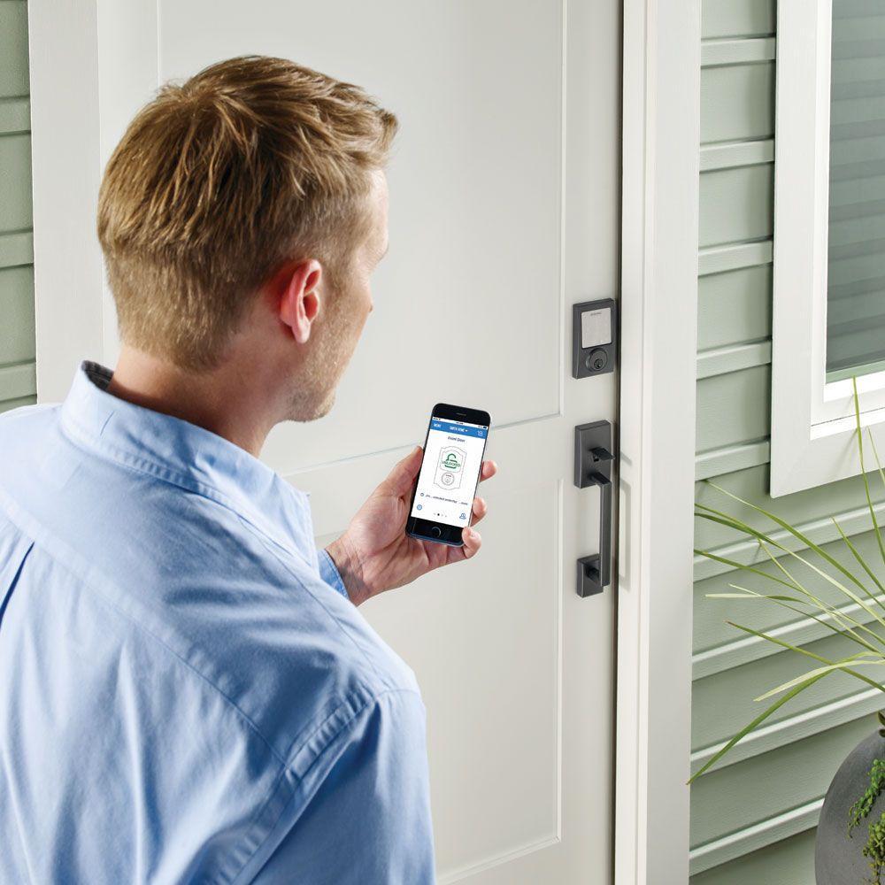 Century Matte Black Sense Smart Door Lock