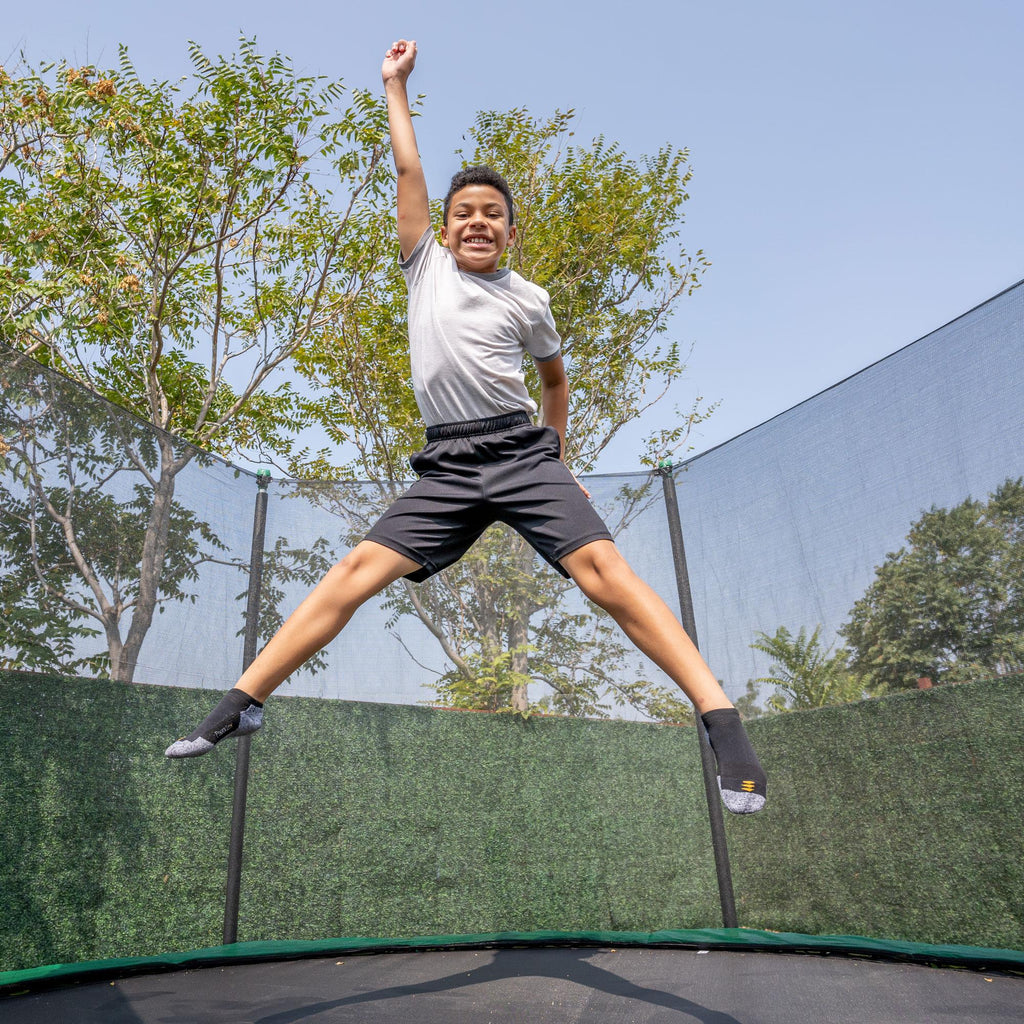 12' Trampoline with Enclosure, Green