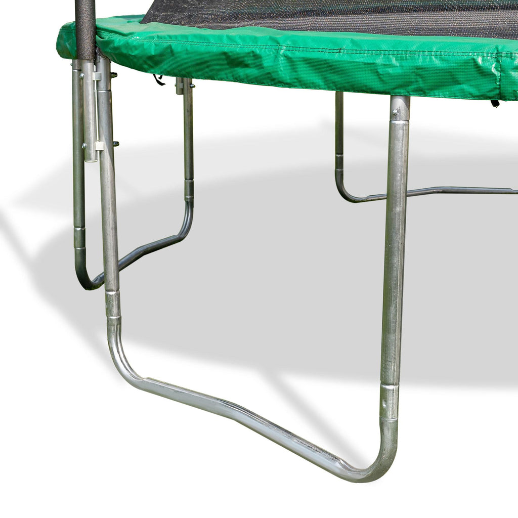12' Trampoline with Enclosure, Green