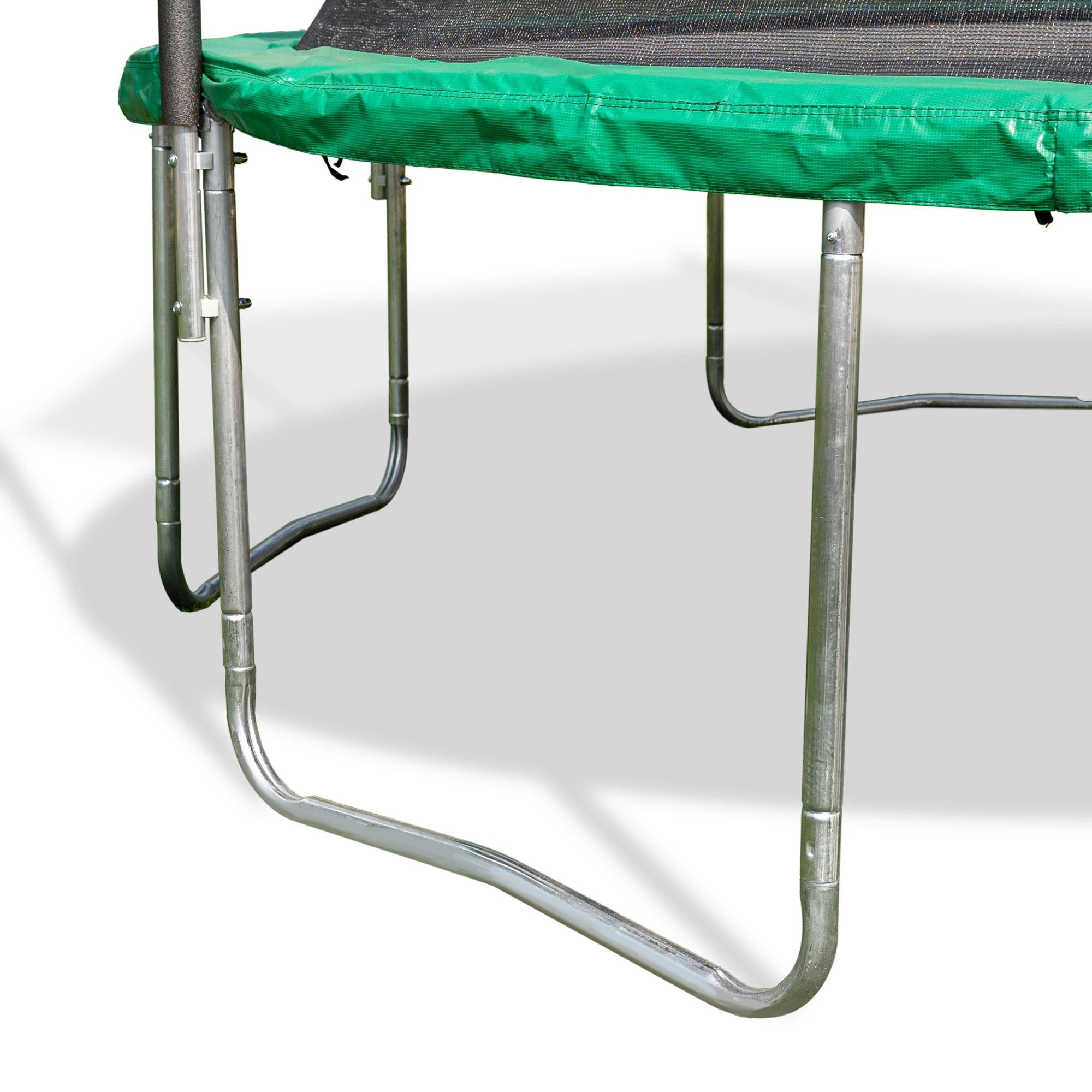 12' Trampoline with Enclosure, Green
