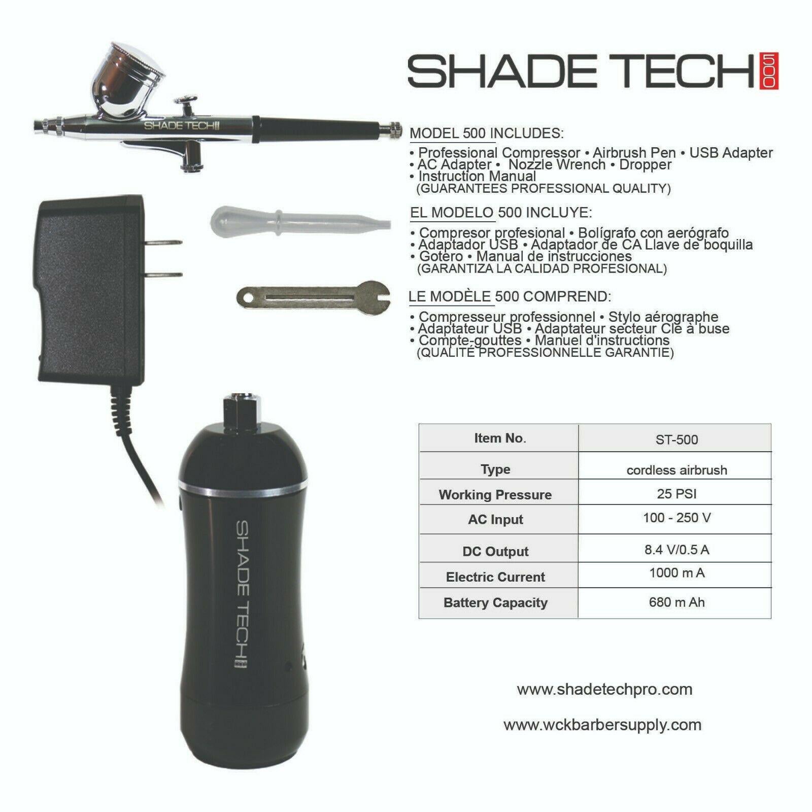 Shade Tech 500 Li Cordless Compressor (Dual Speed)