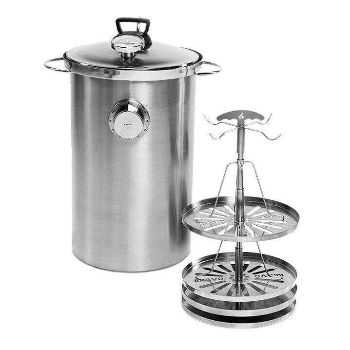 10 / 20 liter Stovetop Smoker 304  Steel  with Racks New