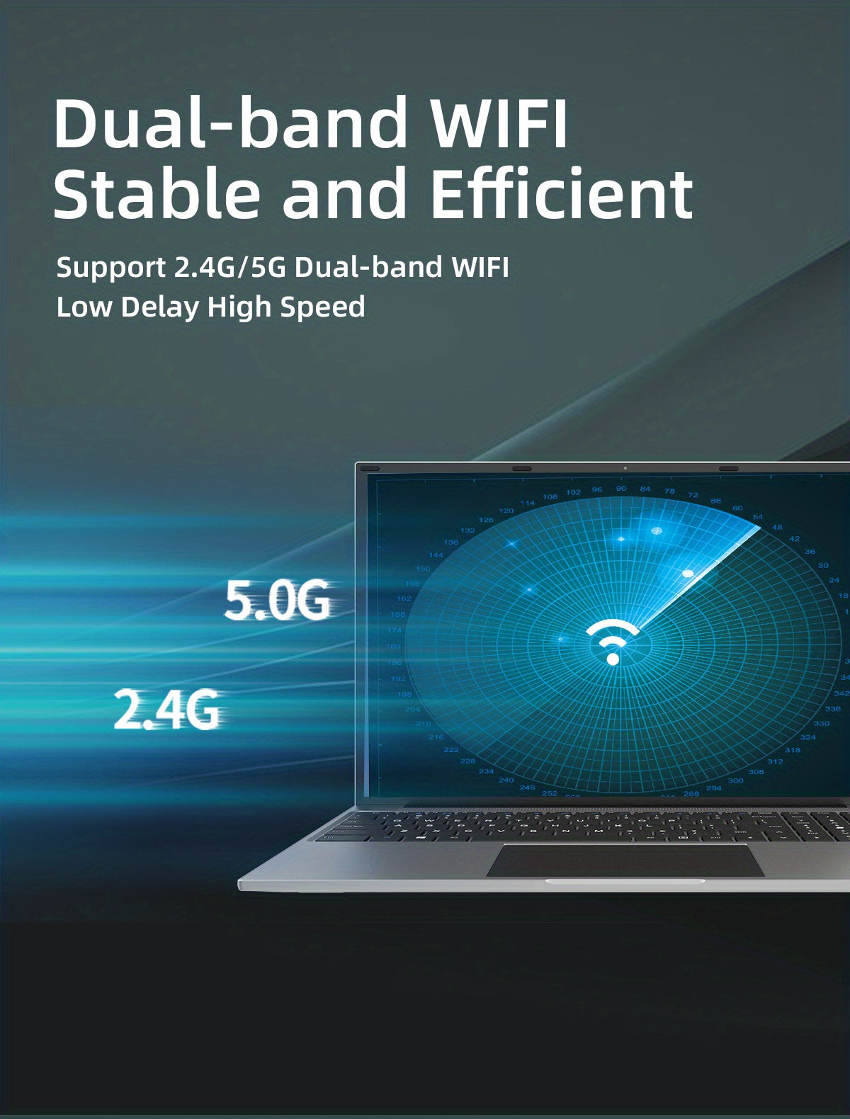 Jumper Laptop 16 Inch FHD Display, Intel Celeron Quad Core CPU, 4GB DDR4 128GB Storage, For Windows 11 Laptop Computer With Office 365 1-Year Subscription Included, 2 Stereo Speakers