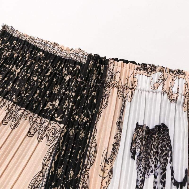 vintage ruffles pleated pants