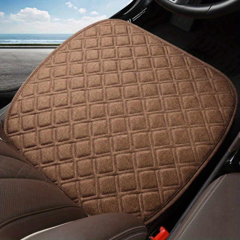 1pc Seat Cover For Car, Car Front Or Rear Seat Protector, Universal Seat Cushion For Most Car, Vehicles, SUVs And More, Soft Comfort, Car Accessories