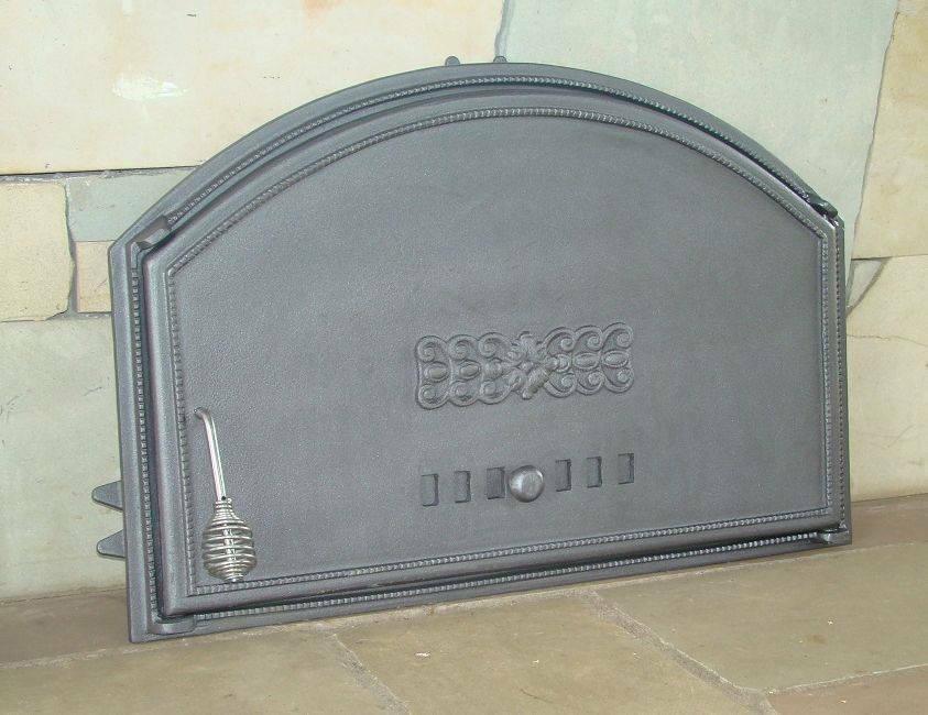 Cast Iron pizza oven door | bread oven doors | fire door | 700x460 | Right