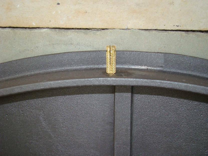 Cast Iron pizza oven door | bread oven doors | fire door | 700x460 | Right