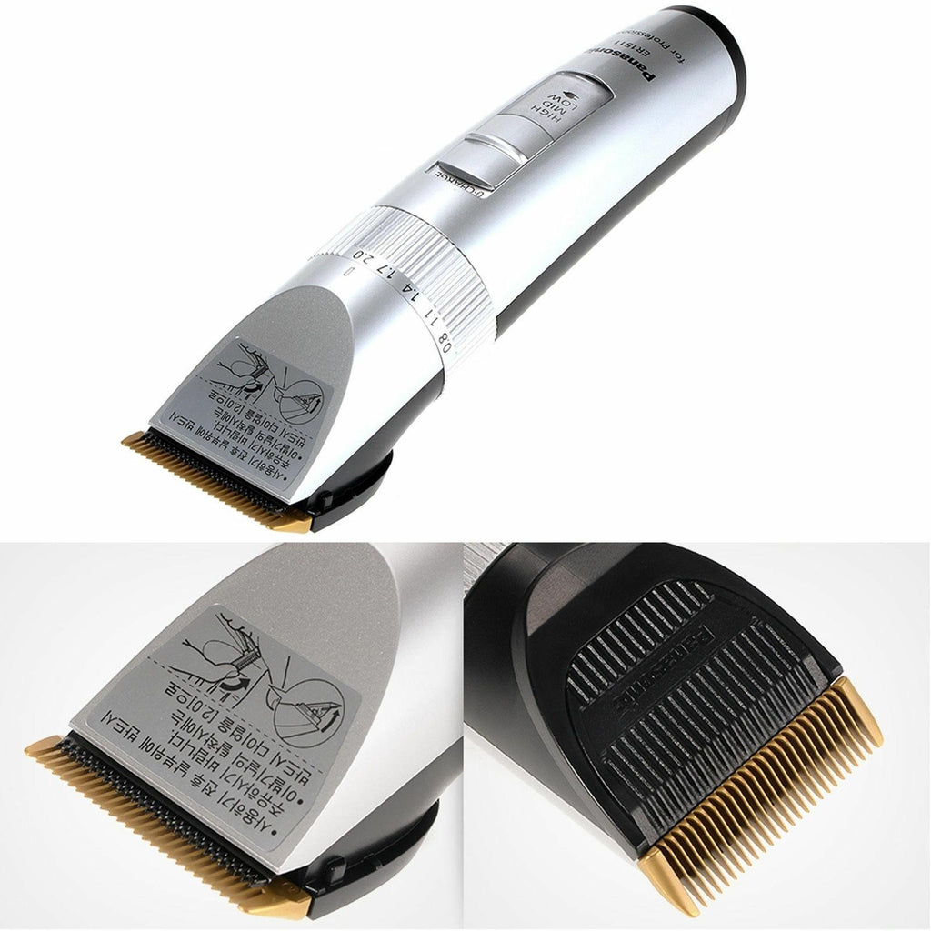 Panasonic Pro Geniune 1511s Hair Clipper Plus attachments combs deal Japan Made