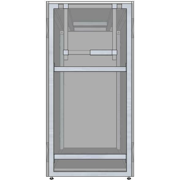 Universal 18-Inch Ready To Finish BBQ Island Appliance And StoraCabinet