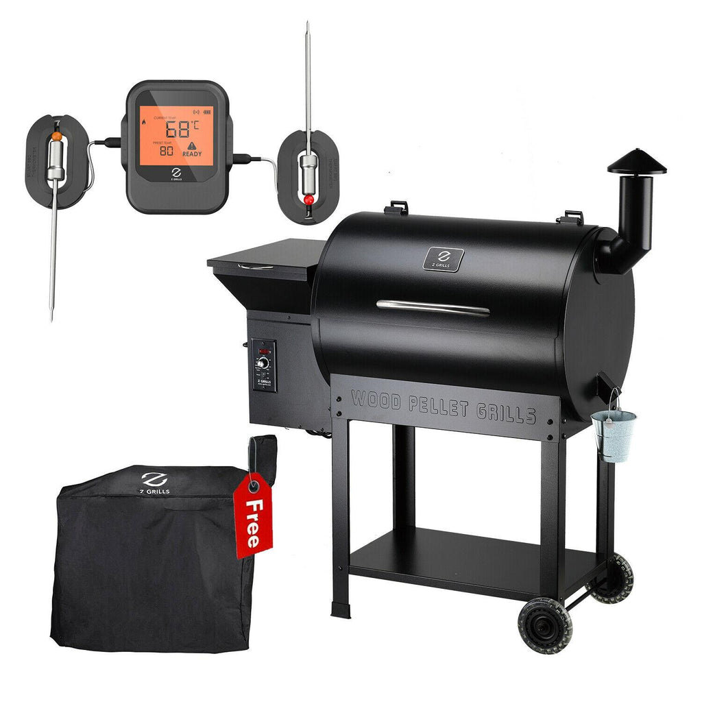 ZPG-7002B Pellet Grill BBQ Smoker Digital Control with Smart Probe