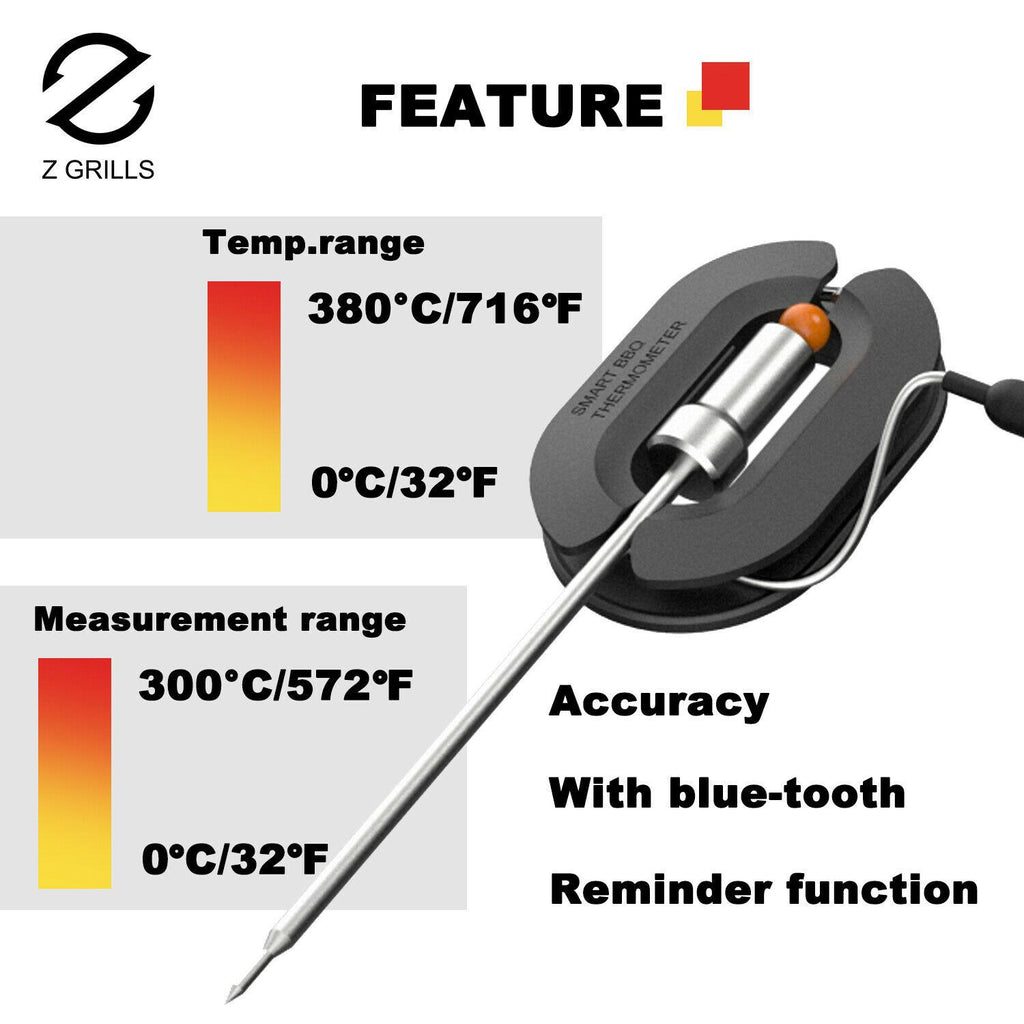 ZPG-7002B Pellet Grill BBQ Smoker Digital Control with Smart Probe