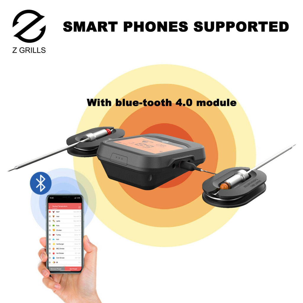 ZPG-7002B Pellet Grill BBQ Smoker Digital Control with Smart Probe