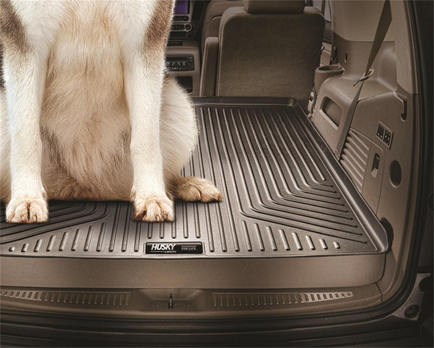 Husky Liners 07-12 GMC Acadia/Saturn Outlook Classic Style Tan Rear Cargo Liner (Folded 3rd Row)