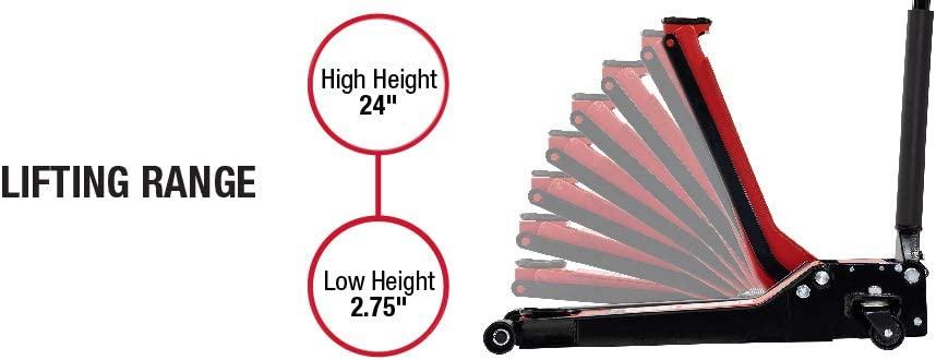 Sunex 6602LP 2 Ton Low Rider Steel Service Jack
