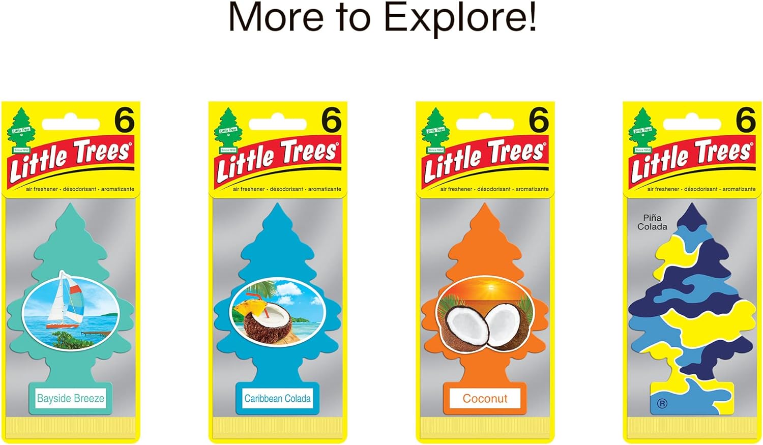 LITTLE TREES Air Fresheners Car Air Freshener. Hanging Tree Provides Long Lasting Scent for Auto or Home. Sunset Beach, 24 Air Fresheners
