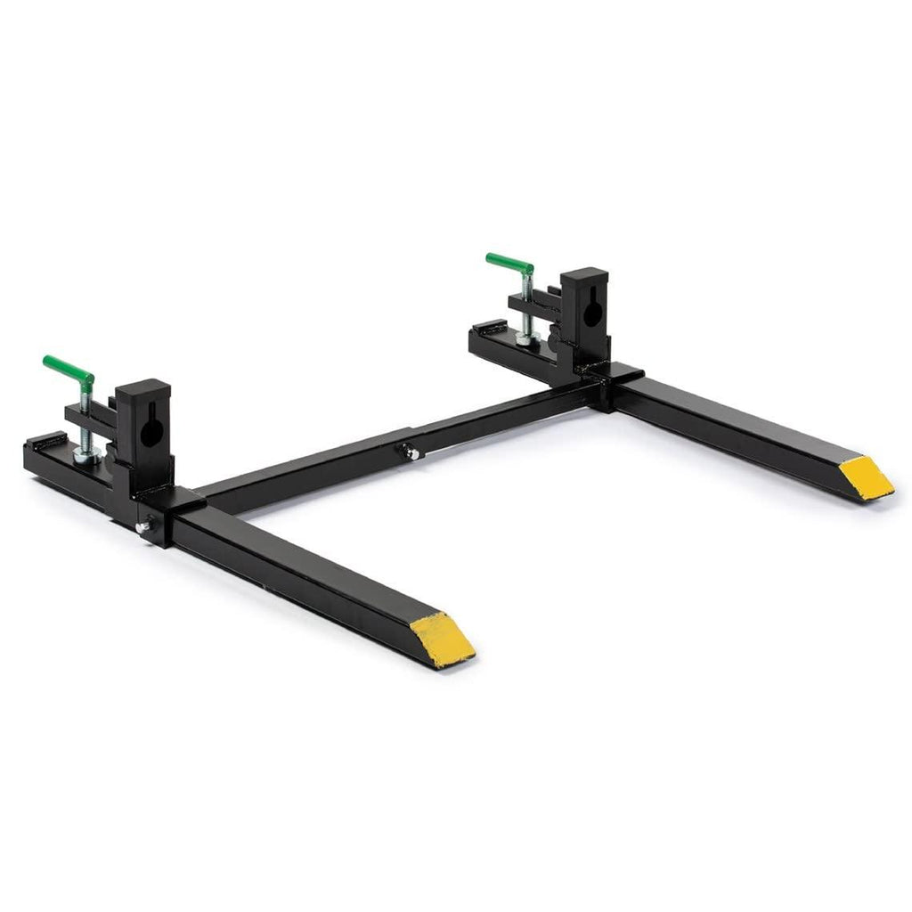 Attachments Light-Duty Clamp-On Pallet Forks 30" with Stabilizer Bar