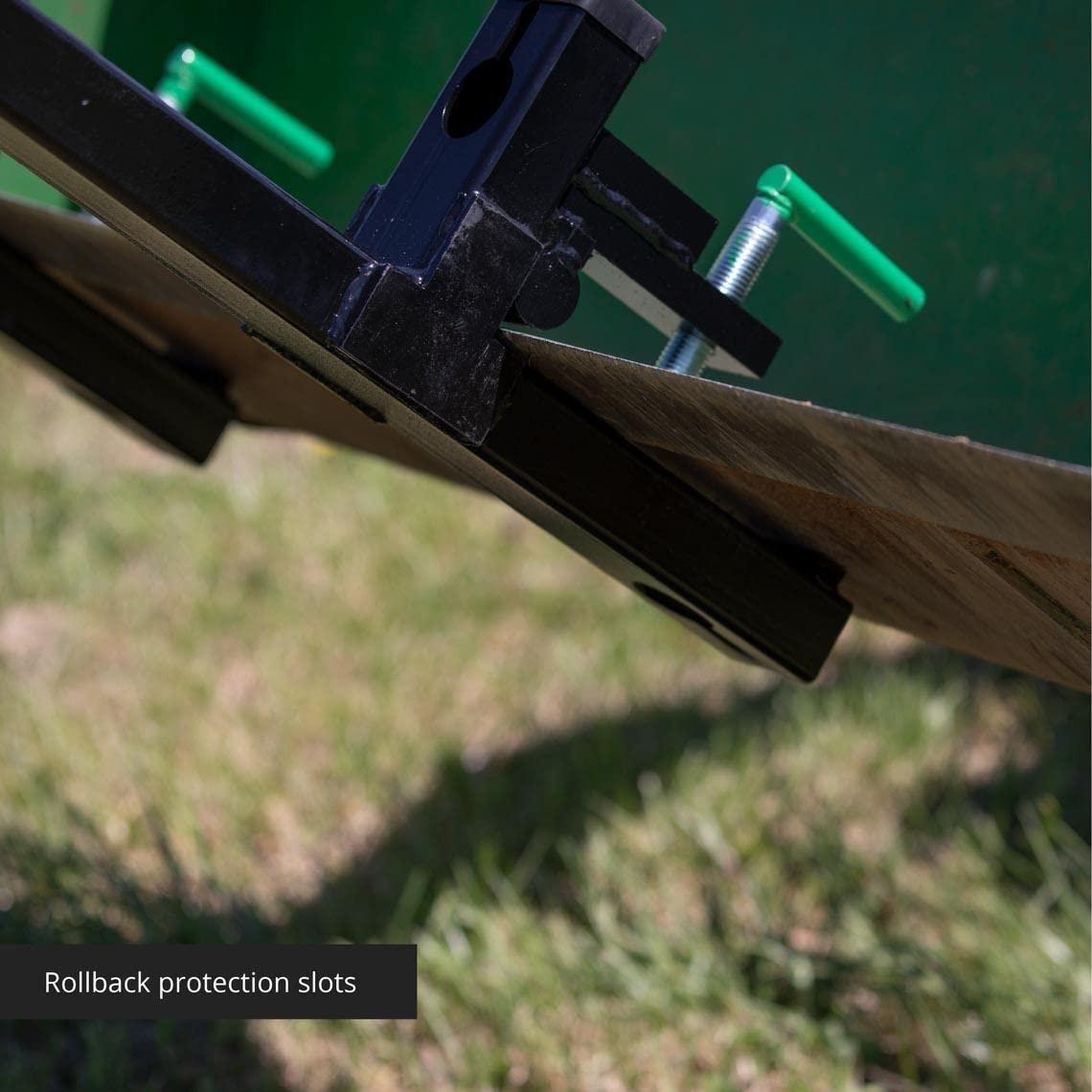 Attachments Light-Duty Clamp-On Pallet Forks 30" with Stabilizer Bar