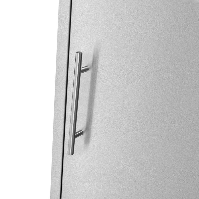18 in.  Steel BBQ Grill Single Access Door Panel
