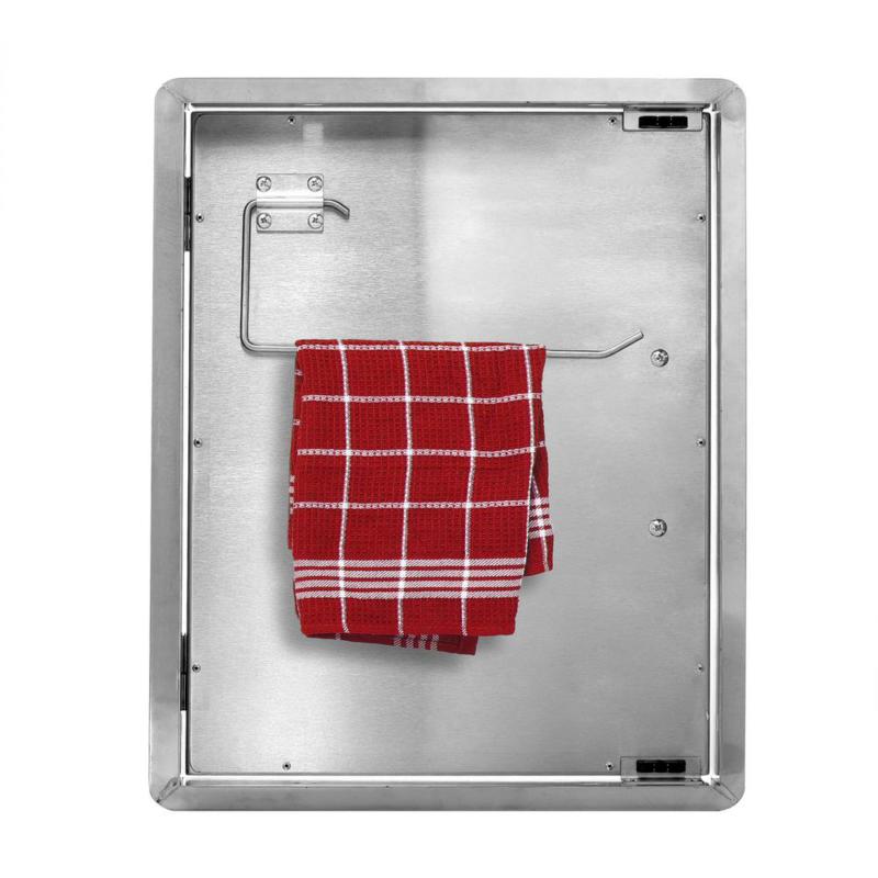 18 in.  Steel BBQ Grill Single Access Door Panel