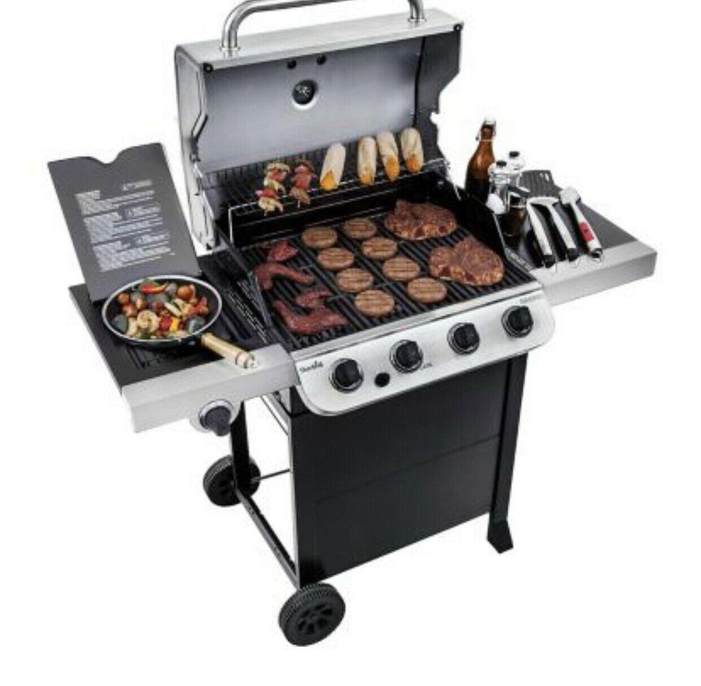Performance 4-Burner Gas Grill Barebeque Propane BBQ