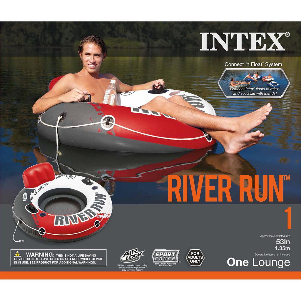 River Run 53? Red Inflatable Tube (4 Pack) &amp; Blue Inflatable Tube (4 Pack)