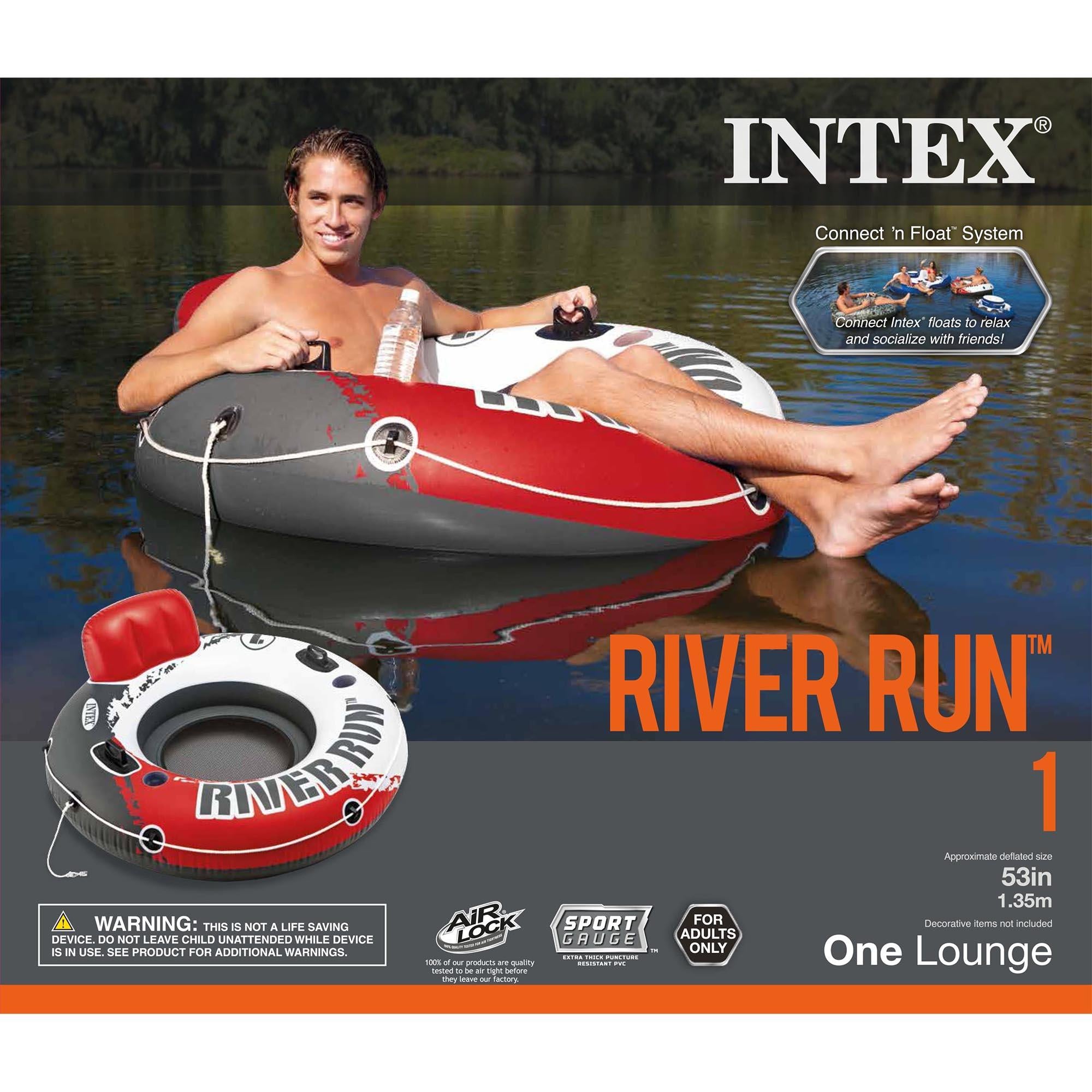 River Run 53? Red Inflatable Tube (4 Pack) &amp; Blue Inflatable Tube (4 Pack)