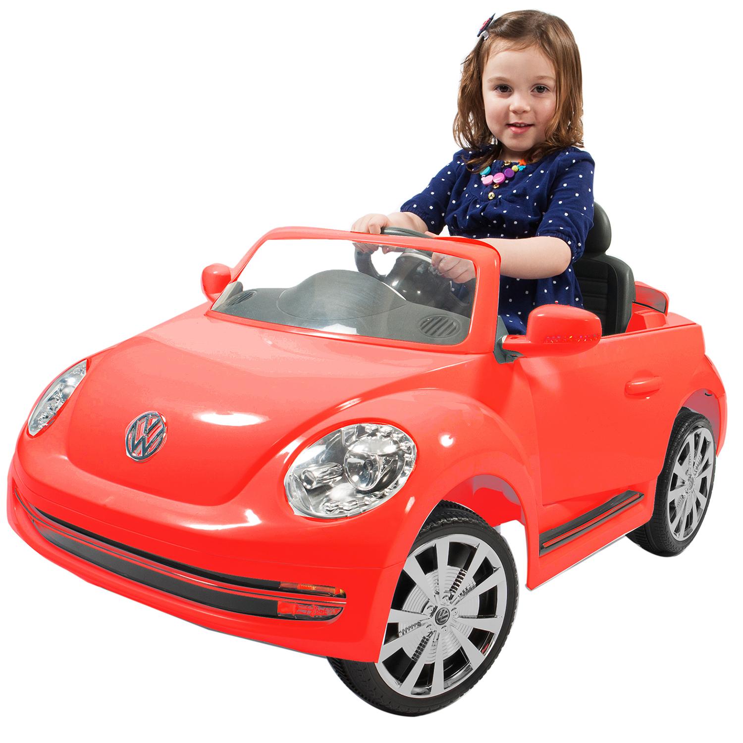 Rollplay 6 Volt VW Beetle Ride On Toy, Battery-Powered Kid's Ride On Car