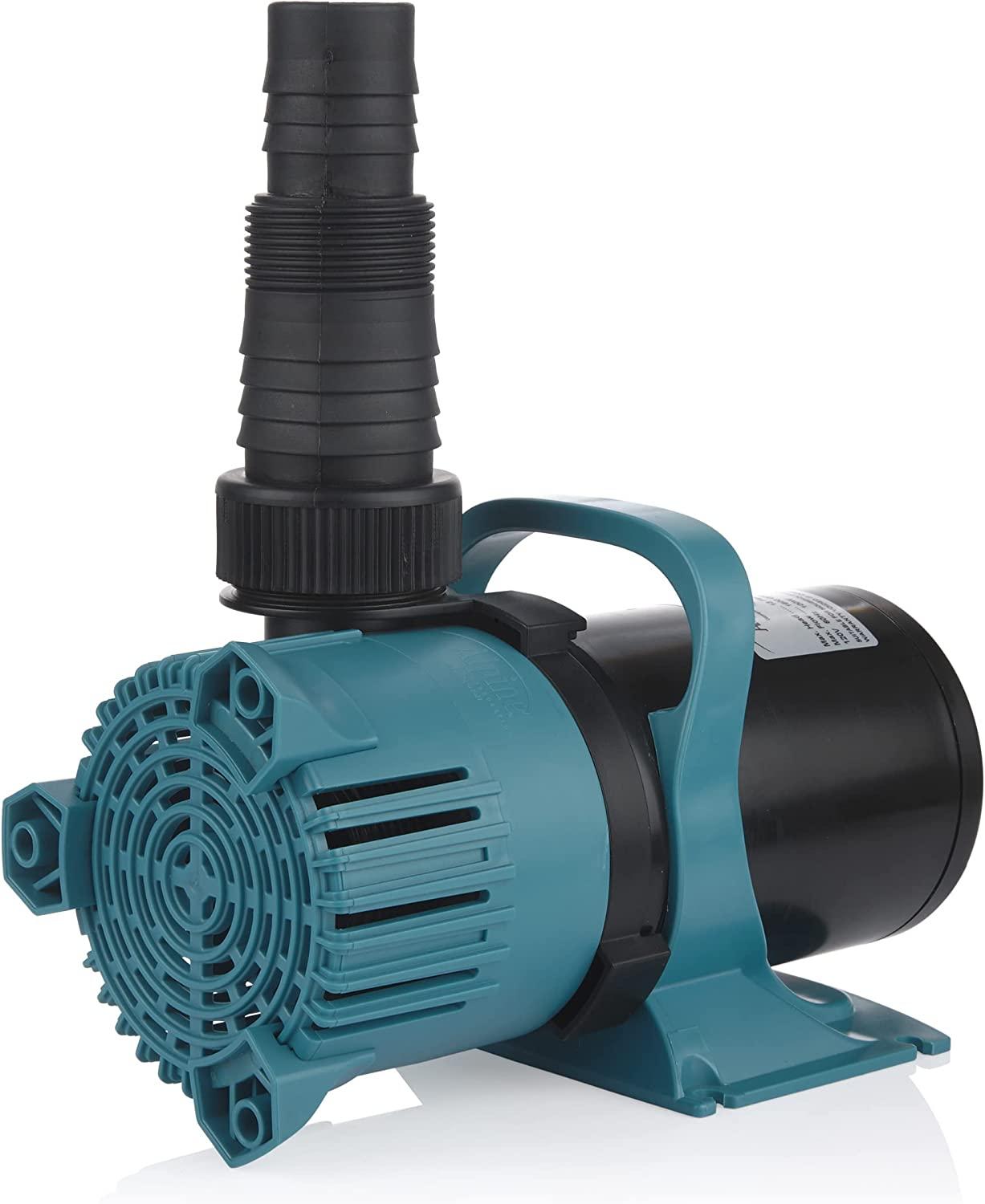 Alpine Corporation 3000 GPH Vortex Energy-Saving Pump for Ponds, Fountains, Waterfalls, and Water Circulation