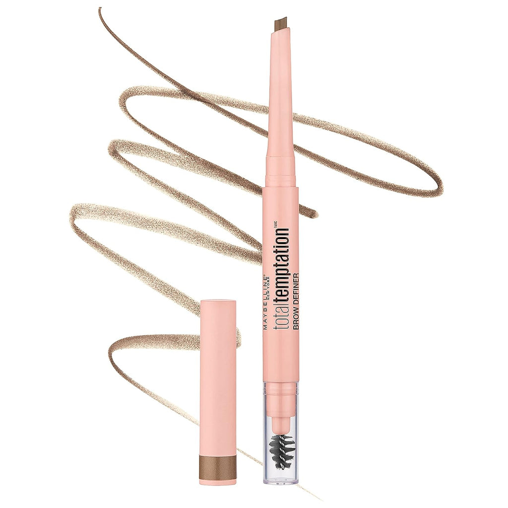 Maybelline New York Total Temptation Eyebrow Definer Pencil, Blonde, 1 Count