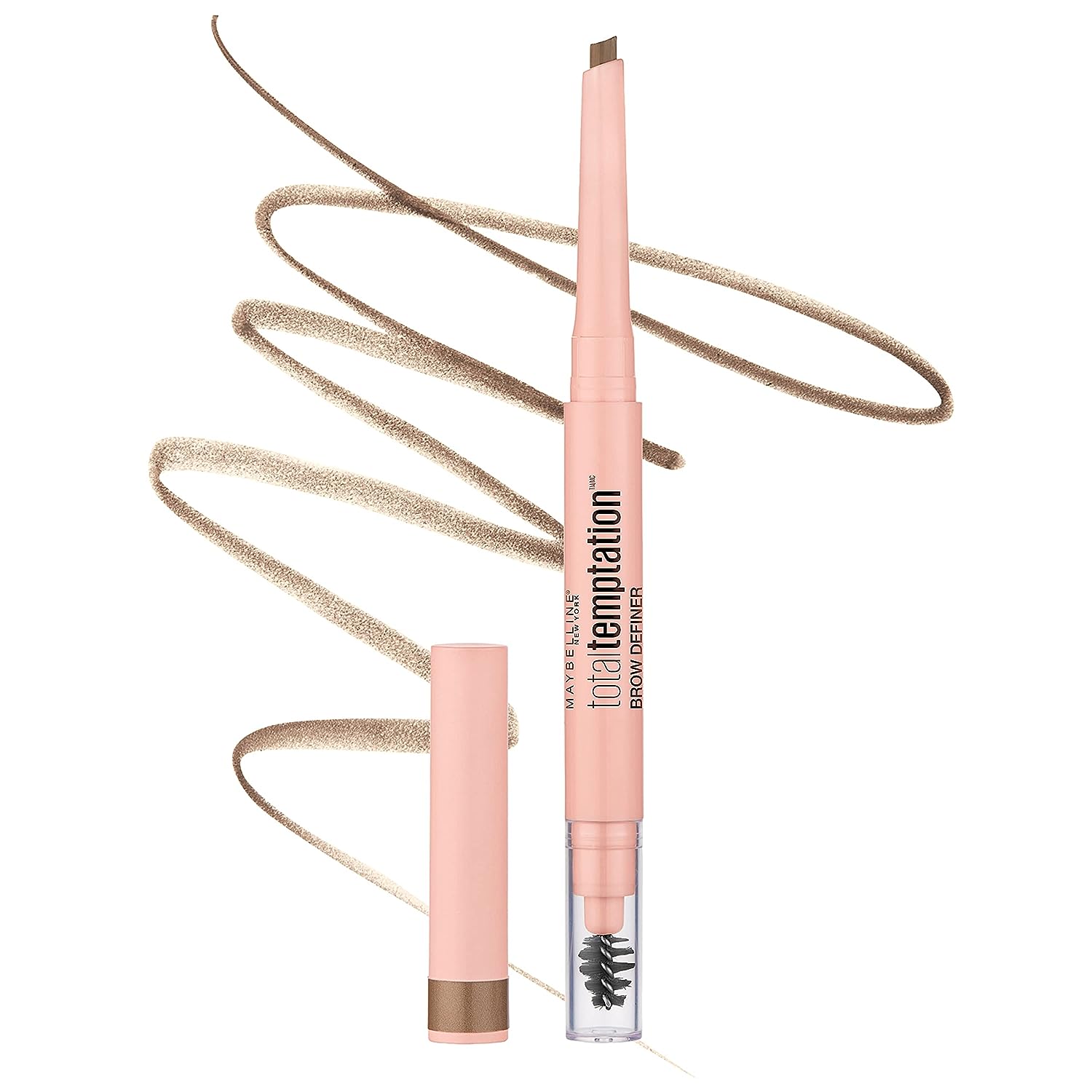Maybelline New York Total Temptation Eyebrow Definer Pencil, Blonde, 1 Count