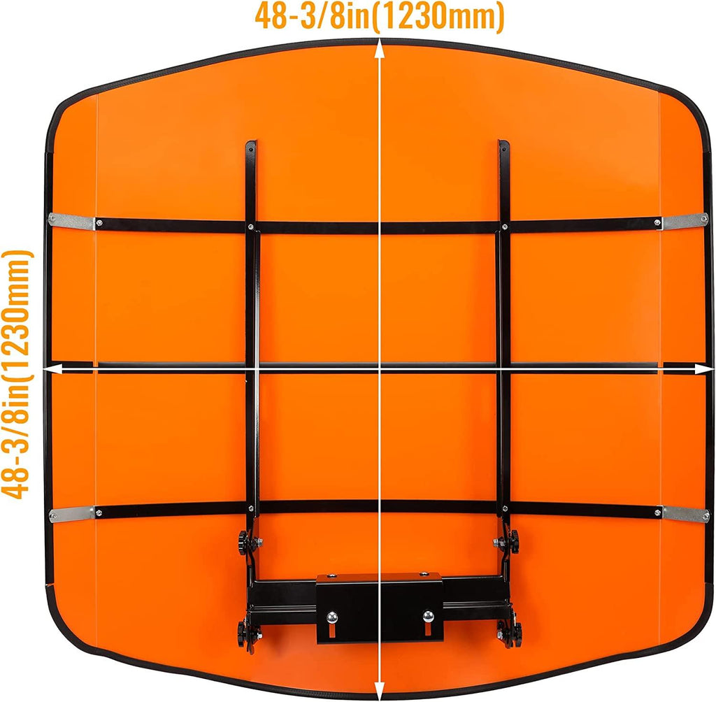Tractor Canopy OranCompatible with All ROPS 48" X 52" Equipped Tractors with a 2" x 2" or 2" x 3" ROPS (Will Add About 4'' to The Height of The Tractor) Tractor Sun Canopy Sunshade