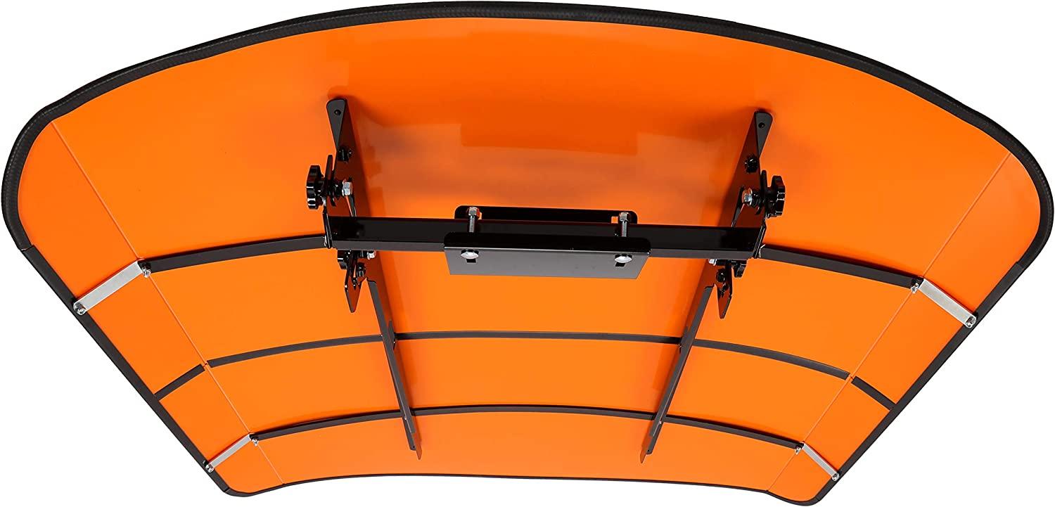 Tractor Canopy OranCompatible with All ROPS 48" X 52" Equipped Tractors with a 2" x 2" or 2" x 3" ROPS (Will Add About 4'' to The Height of The Tractor) Tractor Sun Canopy Sunshade