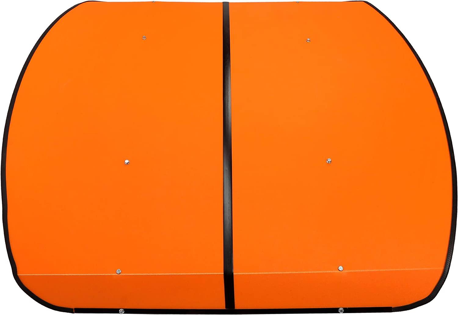 Tractor Canopy OranCompatible with All ROPS 48" X 52" Equipped Tractors with a 2" x 2" or 2" x 3" ROPS (Will Add About 4'' to The Height of The Tractor) Tractor Sun Canopy Sunshade