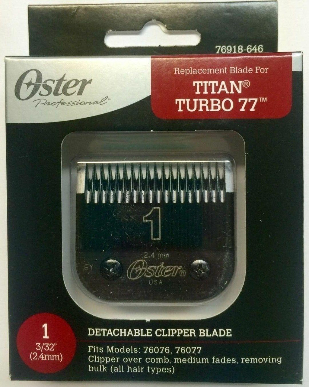 Original Oster Diamox Blade Size 1 for Classic 76 Turbo 77  76918-646