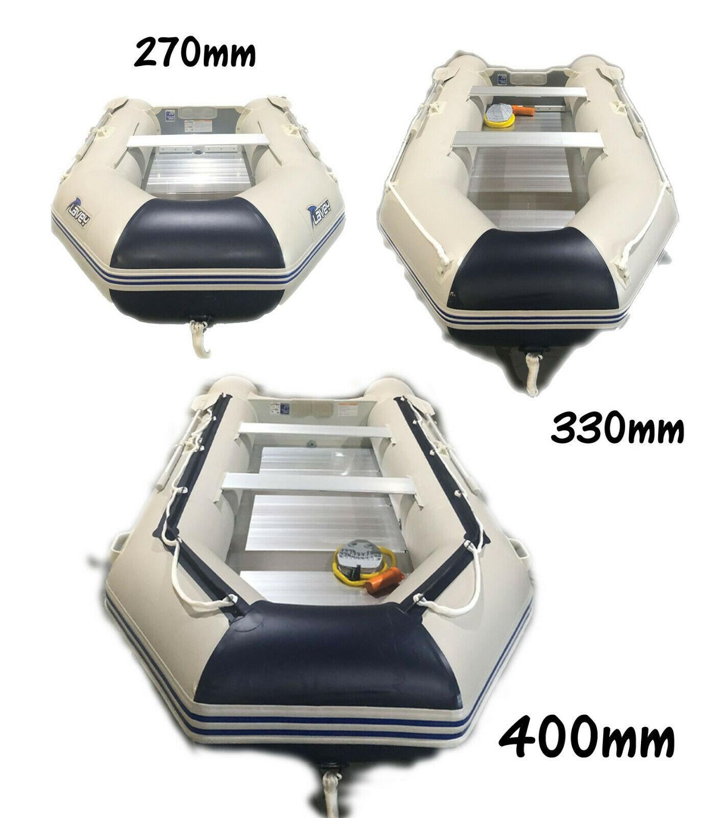 Massimo 2020 Inflatable Aluminum Heavy Duty Dinghy Tender Boat Transom (330mm (10.8 Ft.)