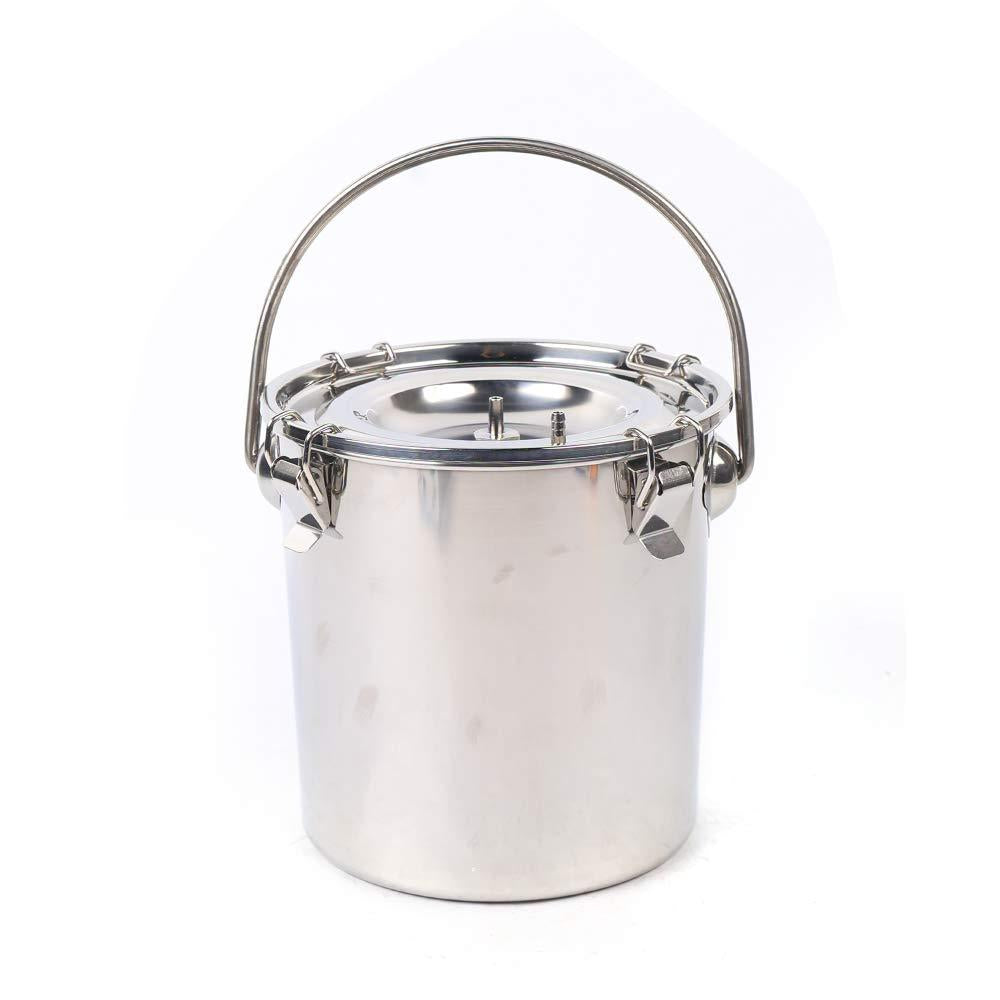 5L/7L Dual Head MilMachine  Steel Sheep Goat Milker Pulsation Electric Vacuum Pump Milker Automatic Portable Livestock MilEquipment (5L)