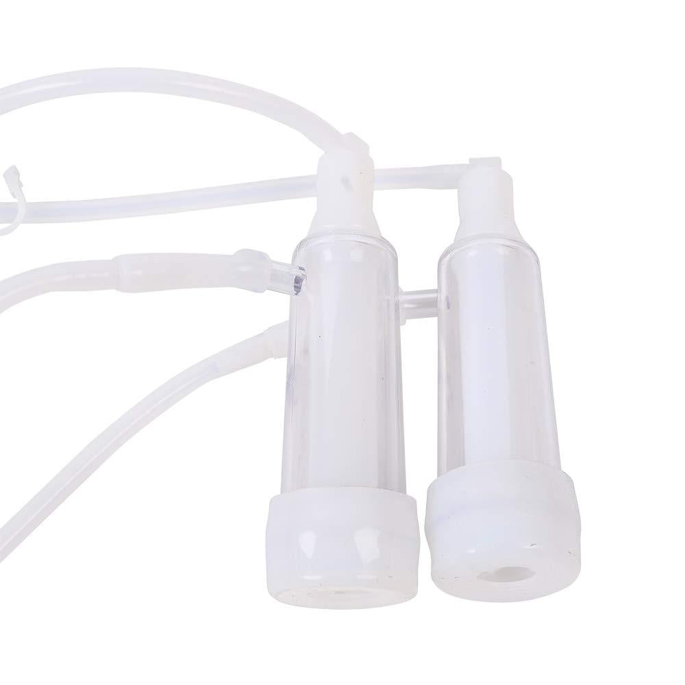 5L/7L Dual Head MilMachine  Steel Sheep Goat Milker Pulsation Electric Vacuum Pump Milker Automatic Portable Livestock MilEquipment (5L)