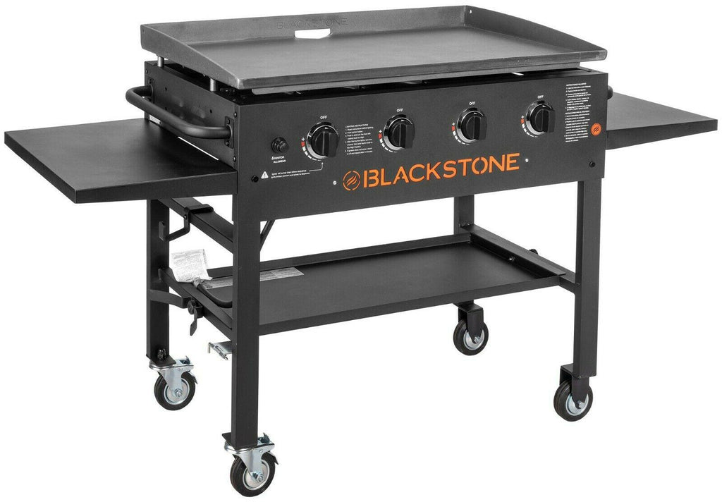 4-Burner 36" Griddle CooStation with Side Shelves