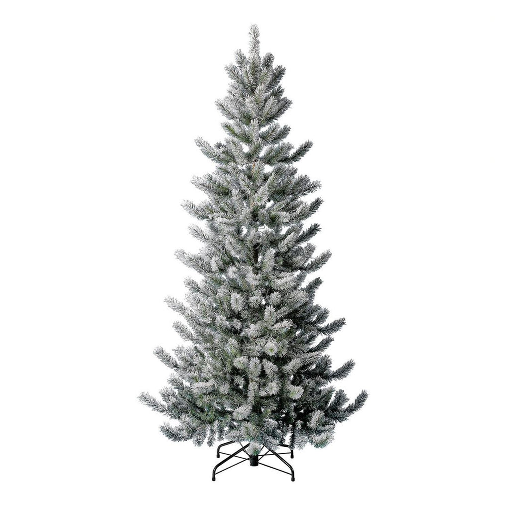 Home Heritage Natural Pine 7' Prelit Artificial Christmas Tree Clear LED