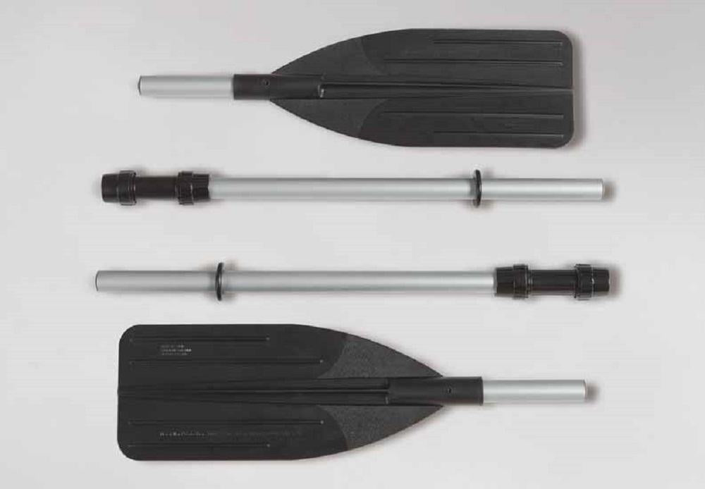 Seahawk 4 Inflatable 4 Person Boat Raft Set with Oars &amp; Air Pump (3 Pack)